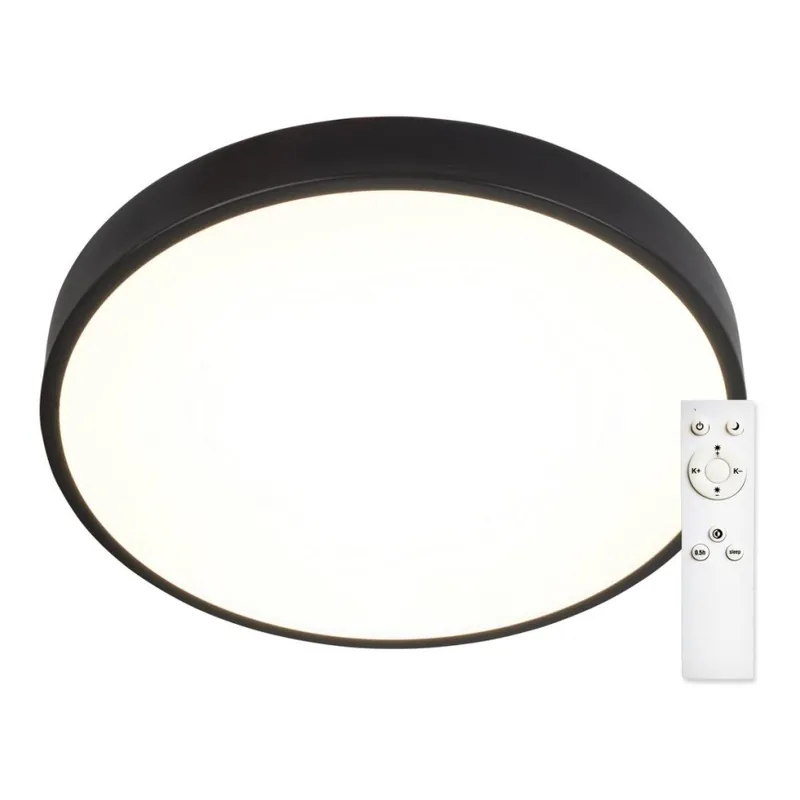 Top Light Metal 40C RC -LED Stmívatelné stropní svítidlo METAL LED/51W/230V černá + dálkové ovládání Nízká Cena