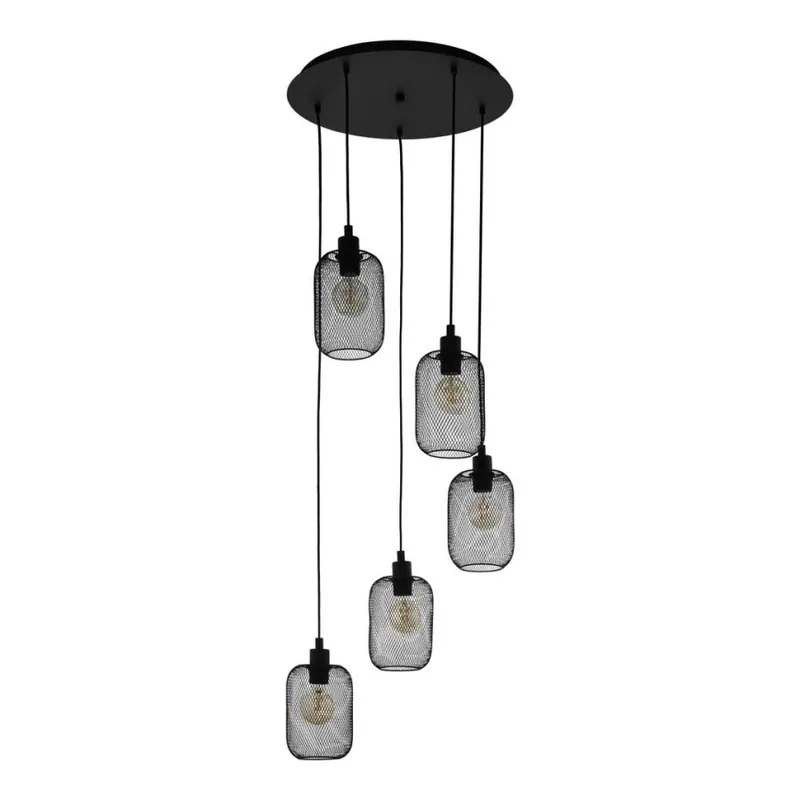 Speciální Cena Eglo - Lustr na lanku 5xE27/60W/230V
