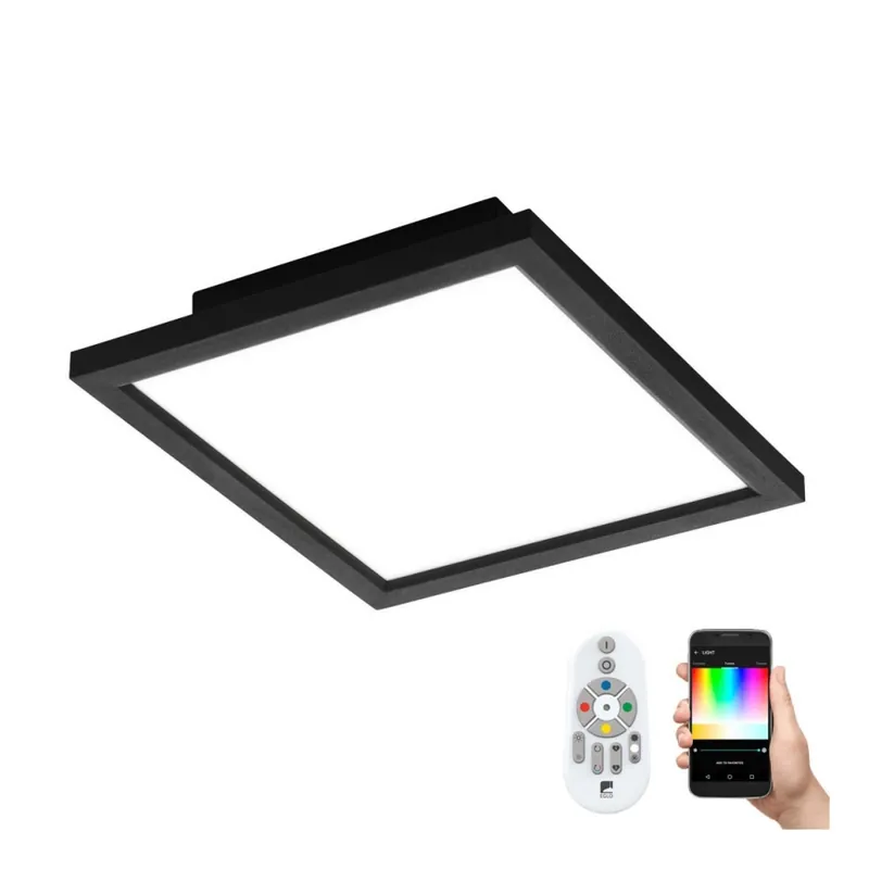 Eglo - LED RGB Stmívatelné stropní svítidlo SALOBRENA-C LED/16W/230V 30x30 cm + dálkové ovládání Must-Have