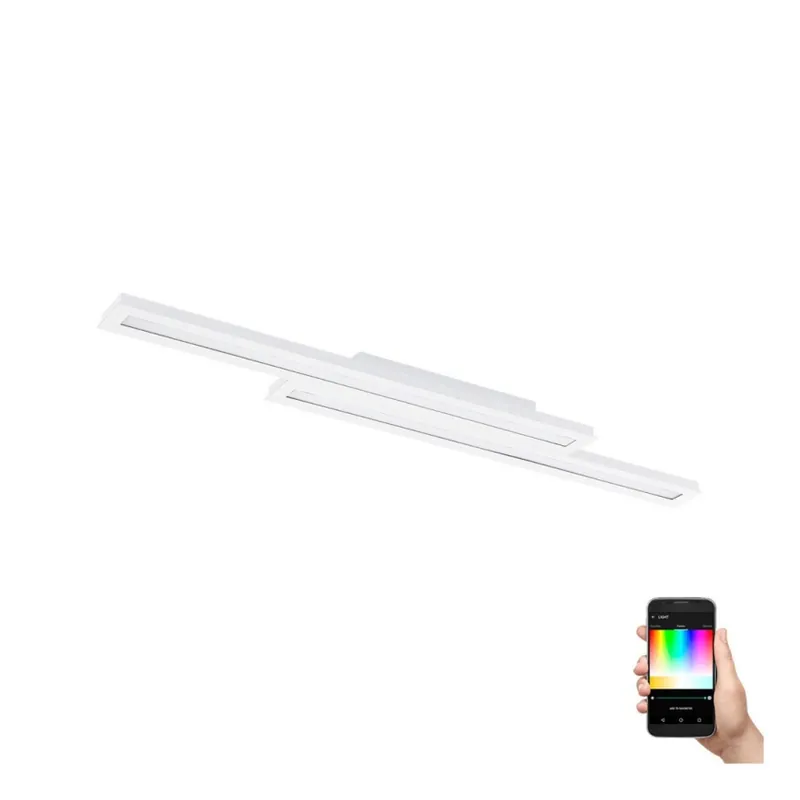 Eglo - LED RGB Stmívatelné stropní svítidlo SALITERAS-C 2xLED/10W/230V Originální
