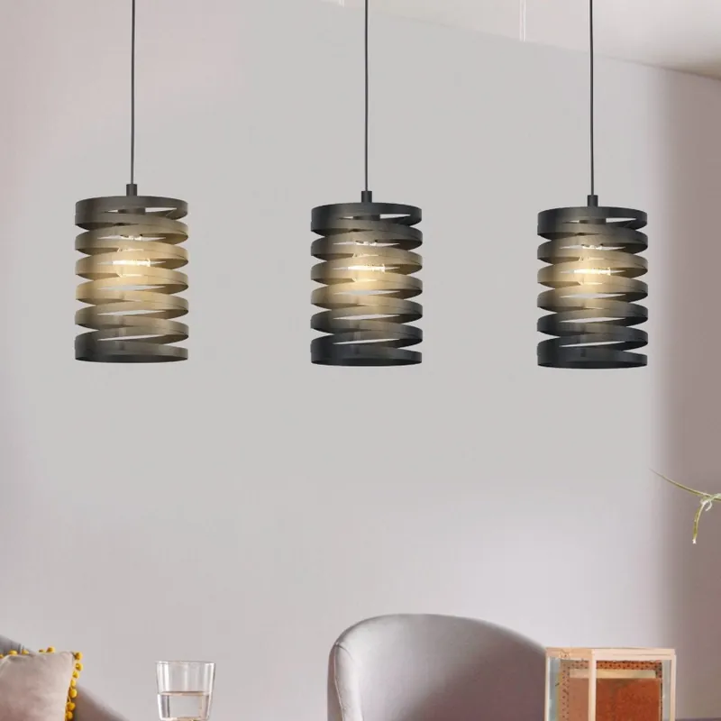 Autentický Eglo - Lustr na lanku 3xE27/40W/230V