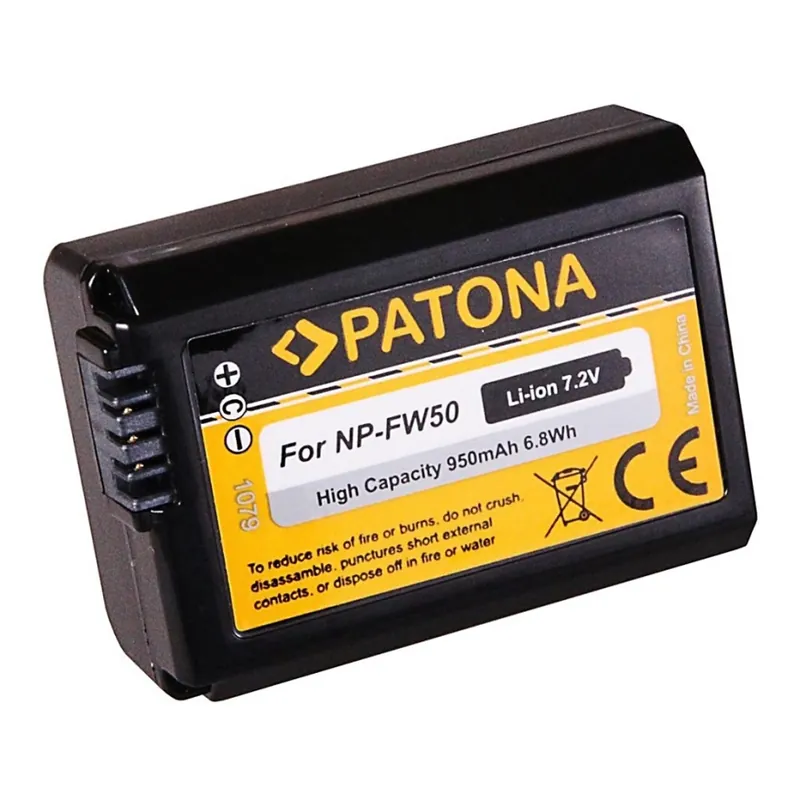 PATONA - Baterie Sony NP-FW50 950mAh Li-Ion Top Prodej