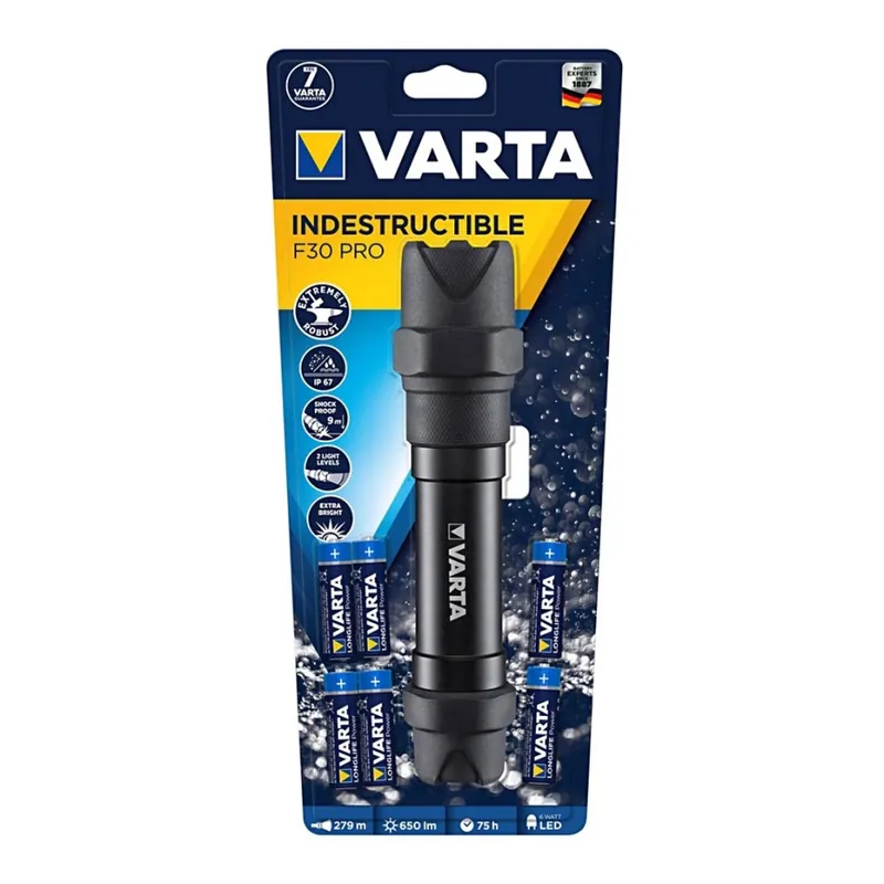 Nejlepší Volba Varta 18714101421 - LED Svítilna INDESTRUCTIBLE LED/6W/6xAA