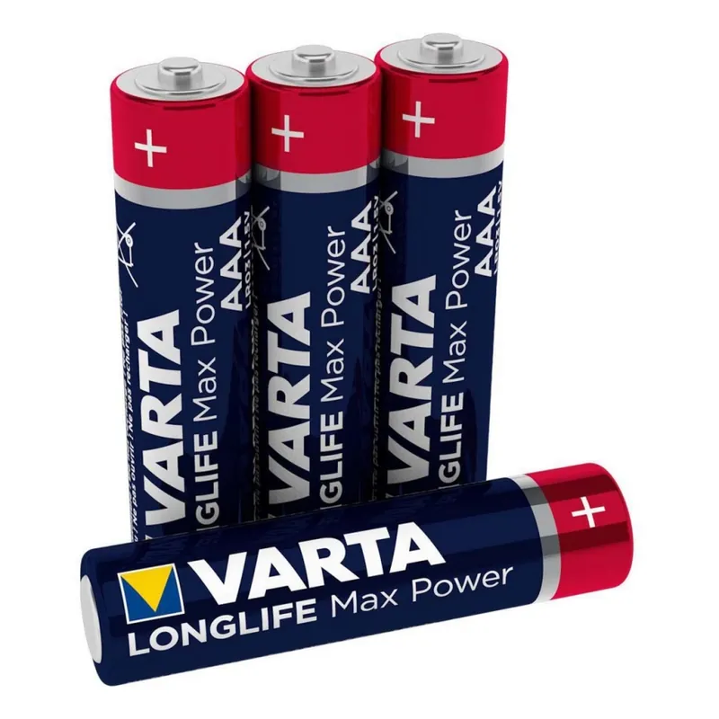Autentický Varta 4703101404 - 4 ks Alkalická baterie LONGLIFE AAA 1,5V