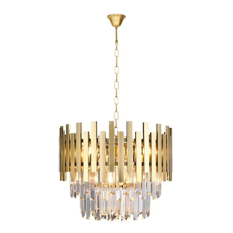 Lustr na řetězu ASPEN GOLD 6xE14/40W/230V Autentický