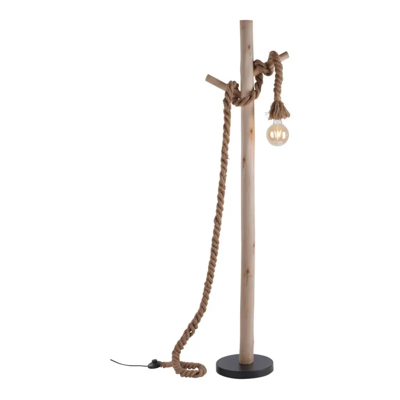 Leuchten Direkt 15484-18 - Stojací lampa ROPE 1xE27/15W/230V Nejlepší Cena