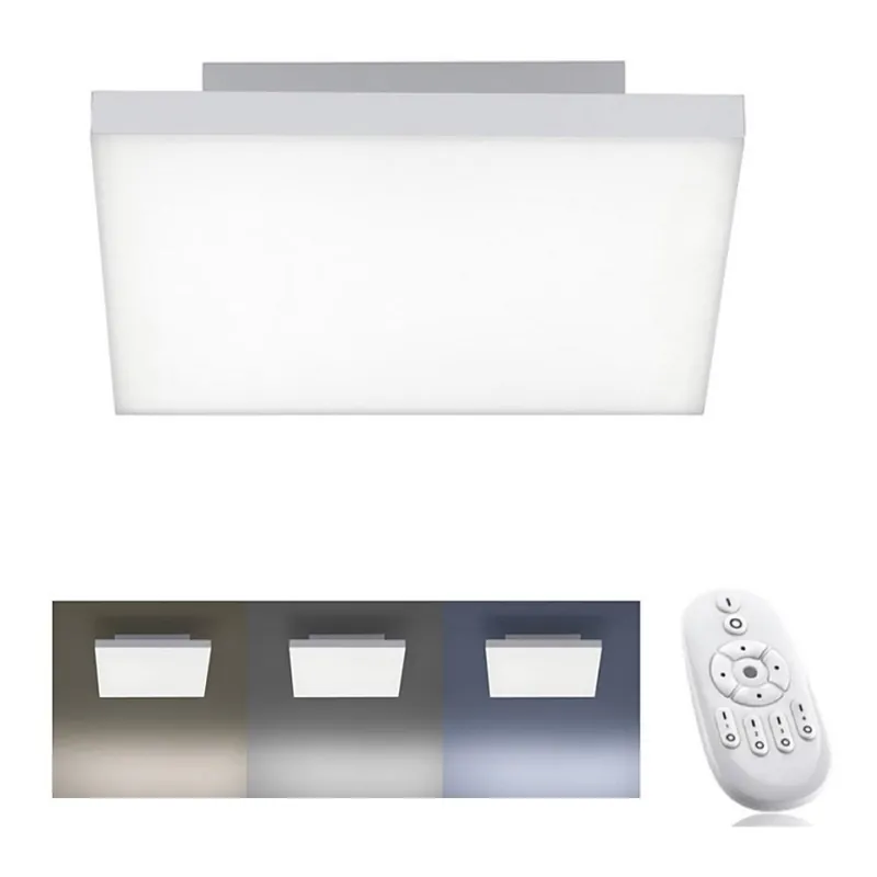 Leuchten Direkt 15550-16 - LED Stmívatelné stropní svítidlo CANVAS LED/17W/230V + dálkové ovládání Speciální Cena