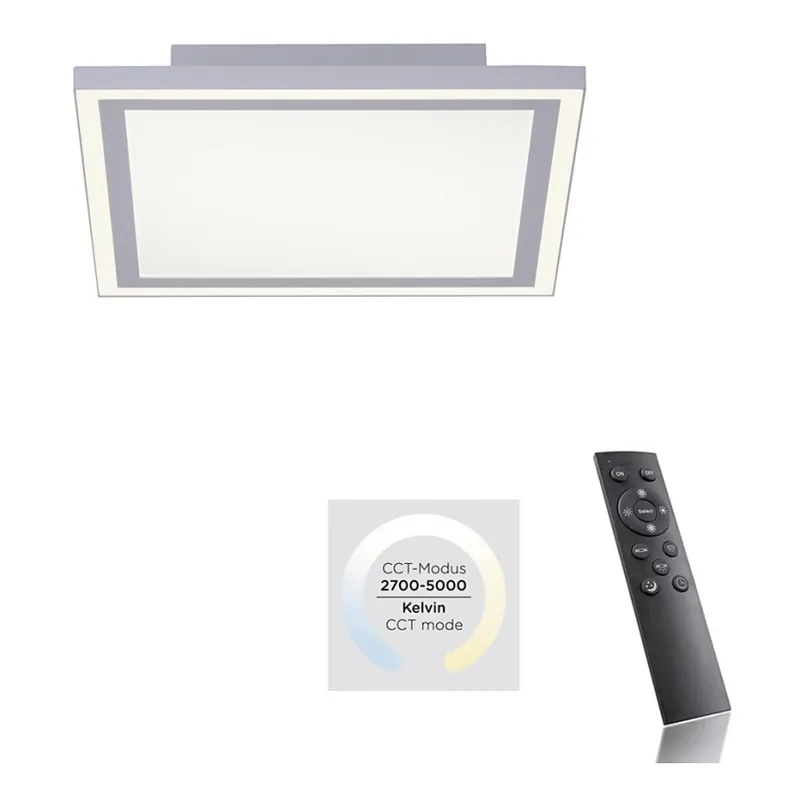 Ověřený Leuchten Direkt 14850-16 - LED Stmívatelné svítidlo LED/17W/230V + LED/13W + dálkové ovládání
