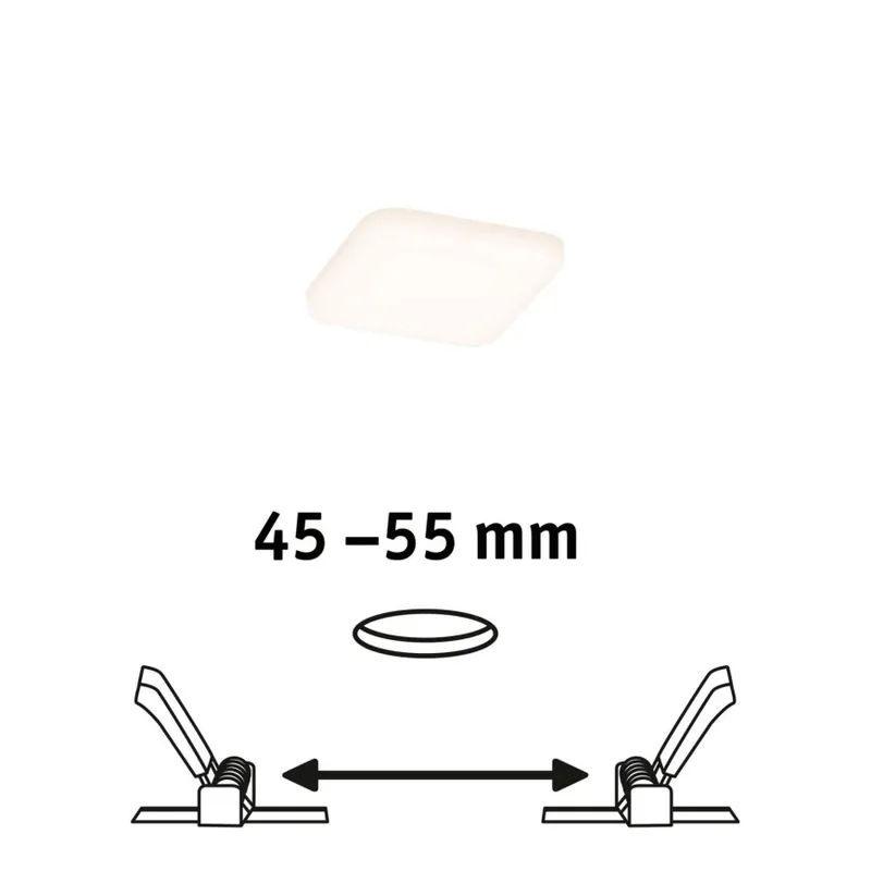 Nejprodávanější Paulmann 92393 - LED/4,5W IP44 Koupelnové podhledové svítidlo VARIFIT 230V