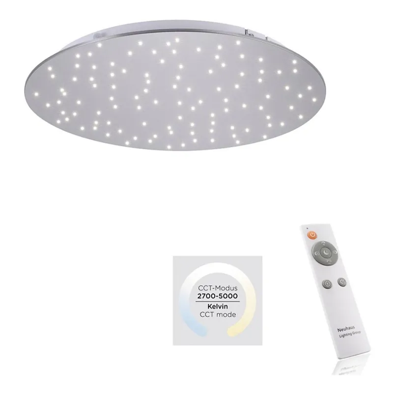 Leuchten Direkt 14673-55 - LED Stmívatelné stropní svítidlo SPARKLE LED/18W/230V + dálkové ovládání Speciální Cena