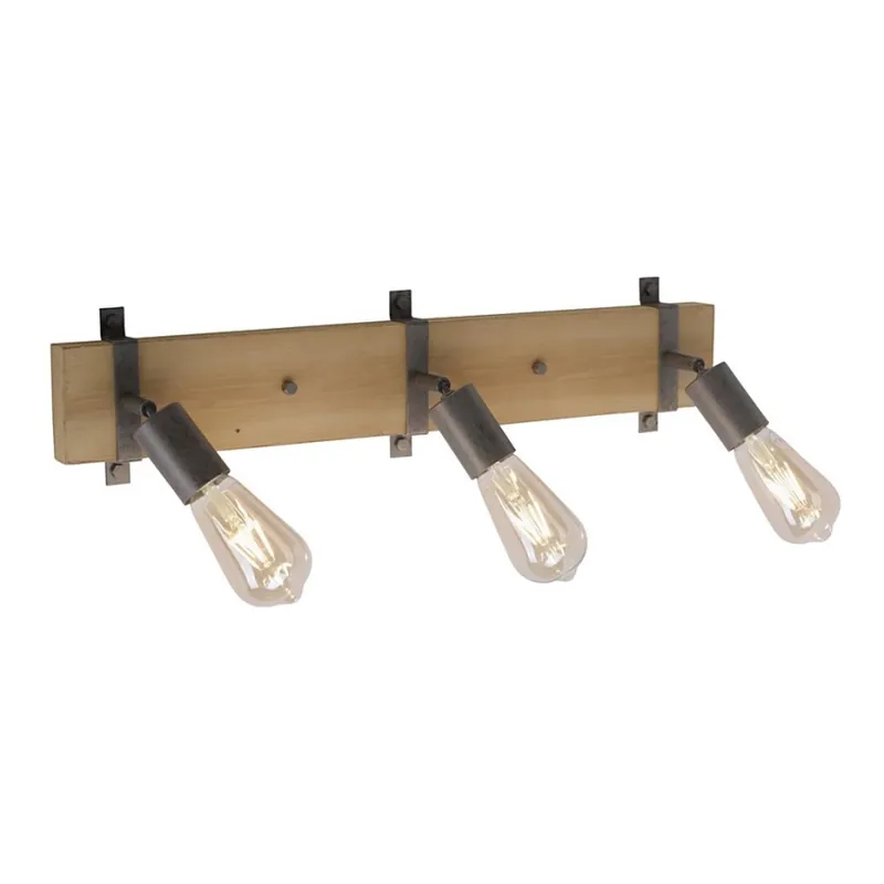 Leuchten Direkt 13473-79 - Nástěnné bodové svítidlo SLAT 3xE27/40W/230V Zlevněný