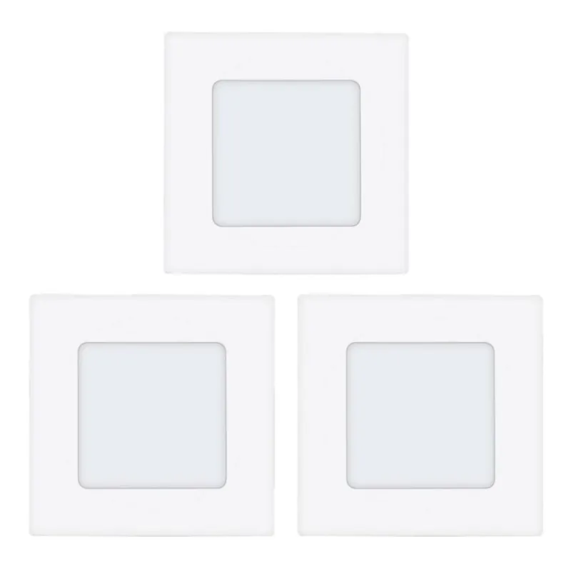 Nejlepší Volba Eglo 78196 - SADA 3x LED Podhledové svítidlo FUEVA LED/2,7W/230V 8,5x8,5 cm