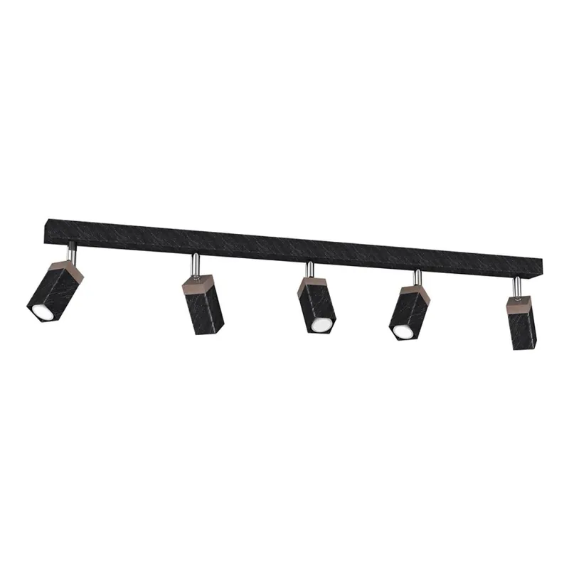 Pouze Dnes Bodové svítidlo SOLO 5xGU10/MR11/40W/230V černá