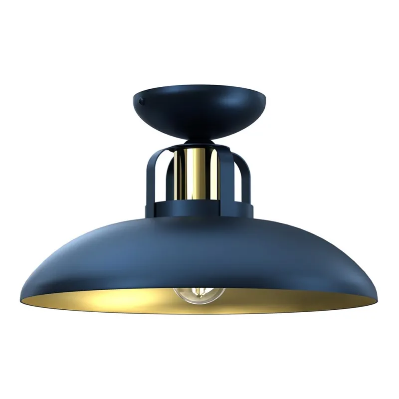 Akční Cena Přisazený lustr FELIX 1xE27/60W/230V modrá