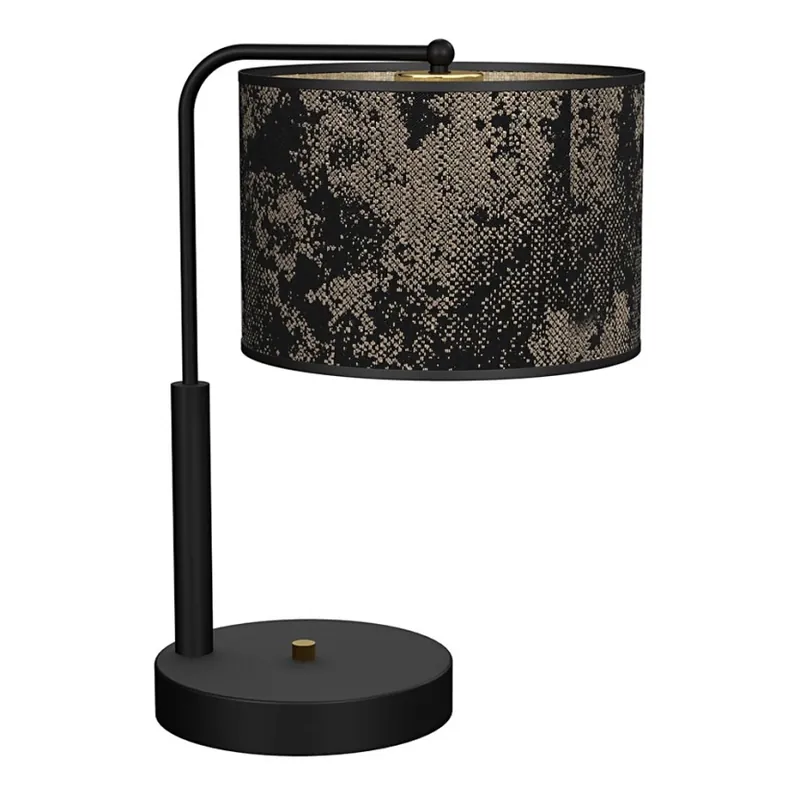 Objednat Nyní Stolní lampa SATINO 1xE27/60W/230V černá/zlatá