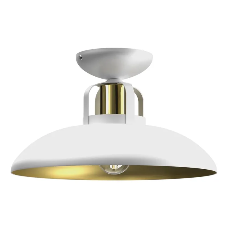 Akce Přisazený lustr FELIX 1xE27/60W/230V bílá