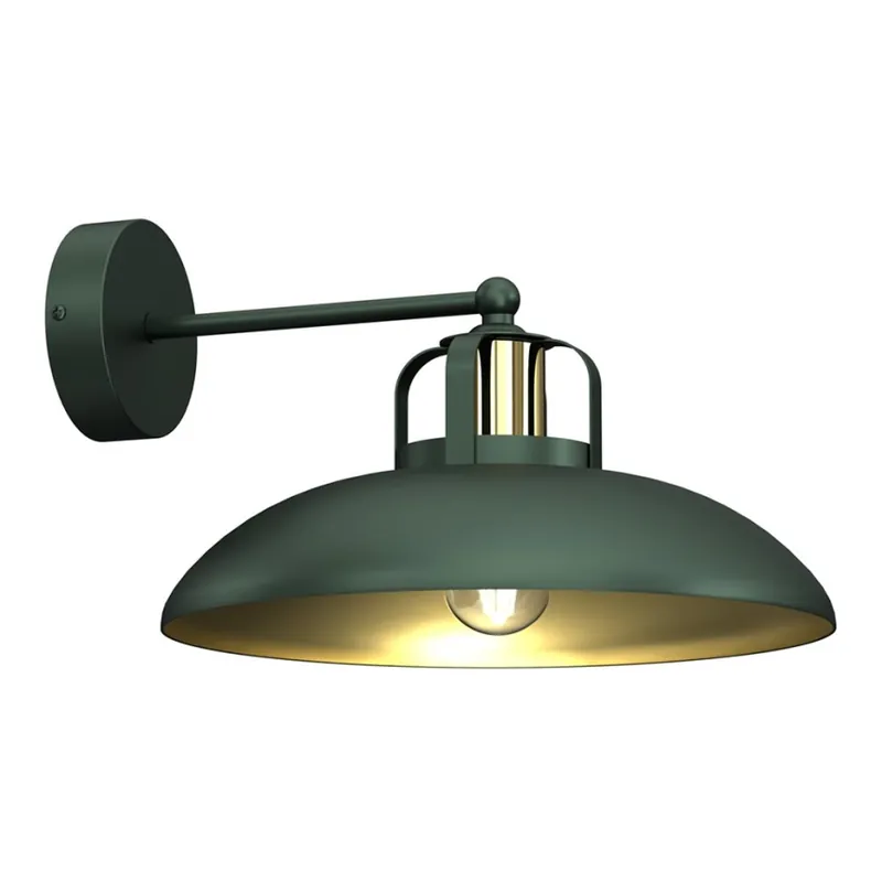 Finální Výprodej Nástěnné svítidlo FELIX 1xE27/60W/230V zelená