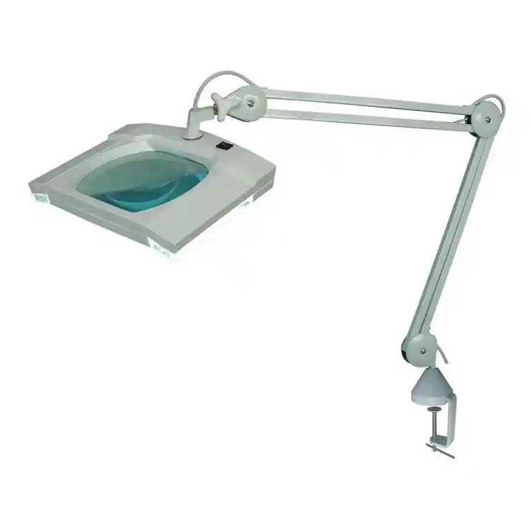 LED Stolní lampa s lupou a klipem LED/5W/230V Tovární Cena
