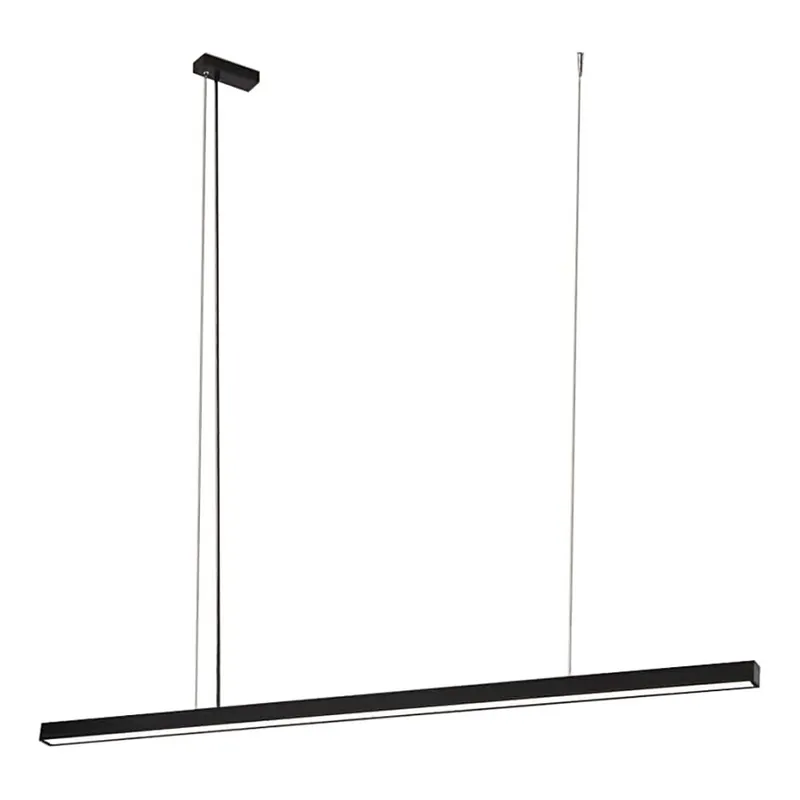 Shilo - LED Lustr na lanku LED/32W/230V 3000K CRI 90 černá Ověřený
