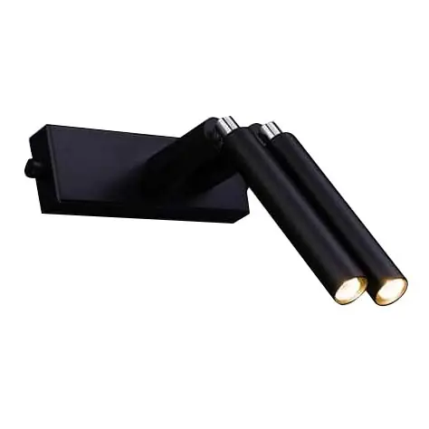Shilo - Nástěnné bodové svítidlo 2xG9/10W/230V černá Sleva