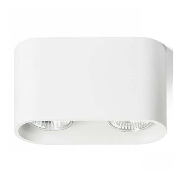 RED - Design Rendl - R12732 - Bodové svítidlo MANTOVA 2xGU10/35W/230V bílá Cenový Hit