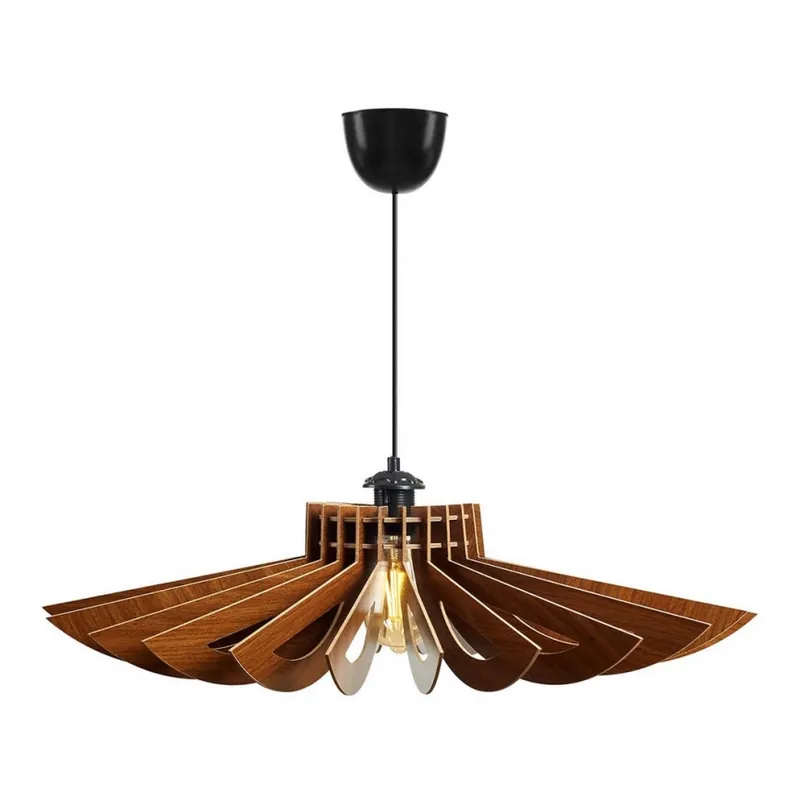 Originální Lustr na lanku 1xE27/60W/230V hnědá pr. 68 cm