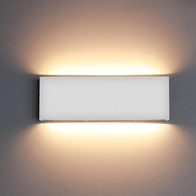 Top Light - LED Venkovní nástěnné svítidlo OBLIGO LED/12W/230V IP65 bílá Časově Omezené