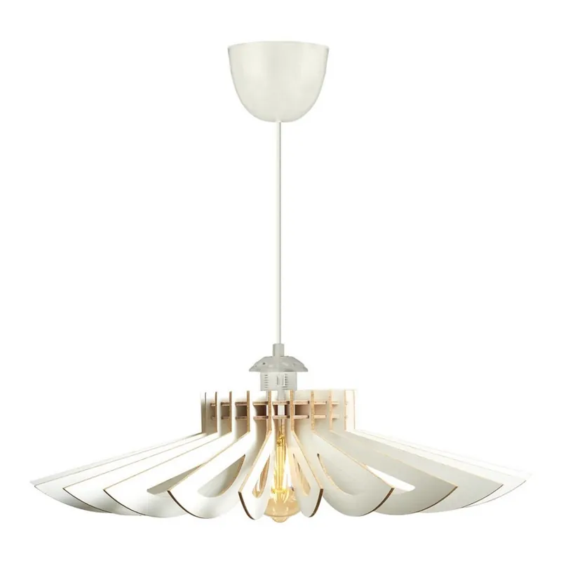 Lustr na lanku 1xE27/60W/230V bílá pr. 68 cm Kup Teď