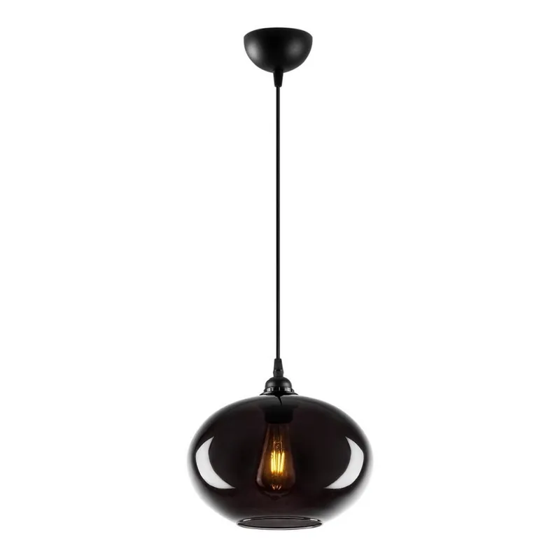 Výhodná Nabídka Lustr na lanku SMOKED 1xE27/40W/230V