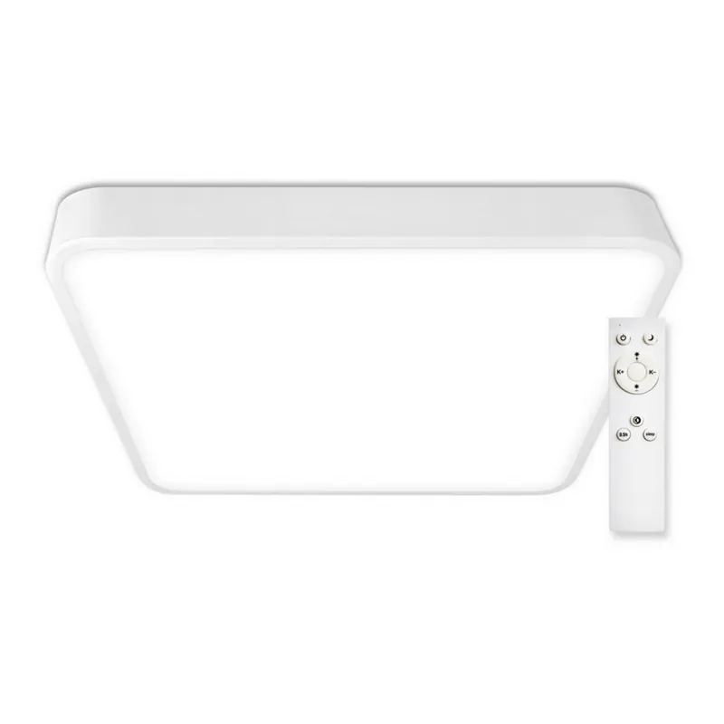Top Light - LED Stmívatelné stropní svítidlo METAL LED/60W/230V hranatý bílá + dálkové ovládání Cenový Hit