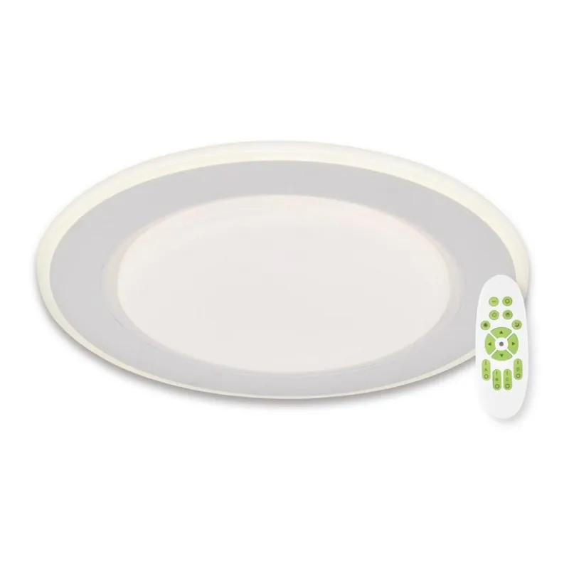 Speciální Cena Top Light - LED Stmívatelné stropní svítidlo NORMAN LED/51W/230V pr. 39 cm bílá + dálkové ovládání
