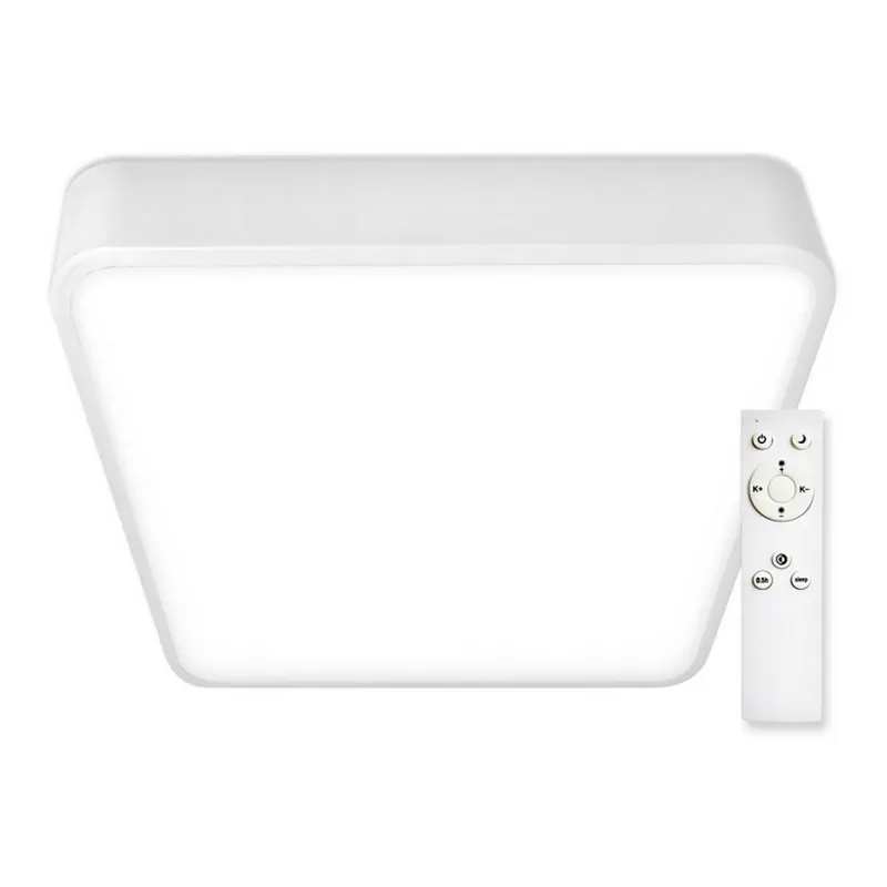 Top Light - LED Stmívatelné stropní svítidlo LED/51W/230V hranatý bílá + dálkové ovládání Zlevněný