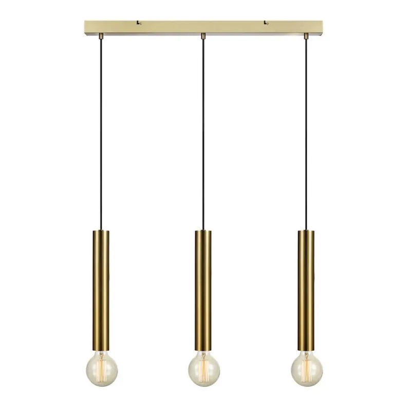 Akční Nabídka Markslöjd 108261 - Lustr na lanku SENCILLO 3xE27/40W/230V zlatá
