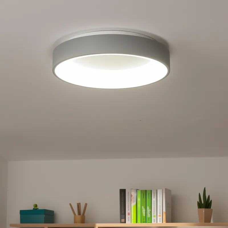 Brilagi - LED Stmívatelné stropní svítidlo FALCON LED/40W/230V 3000-6500K pr. 45 cm šedá + dálkové ovládání Super Cena