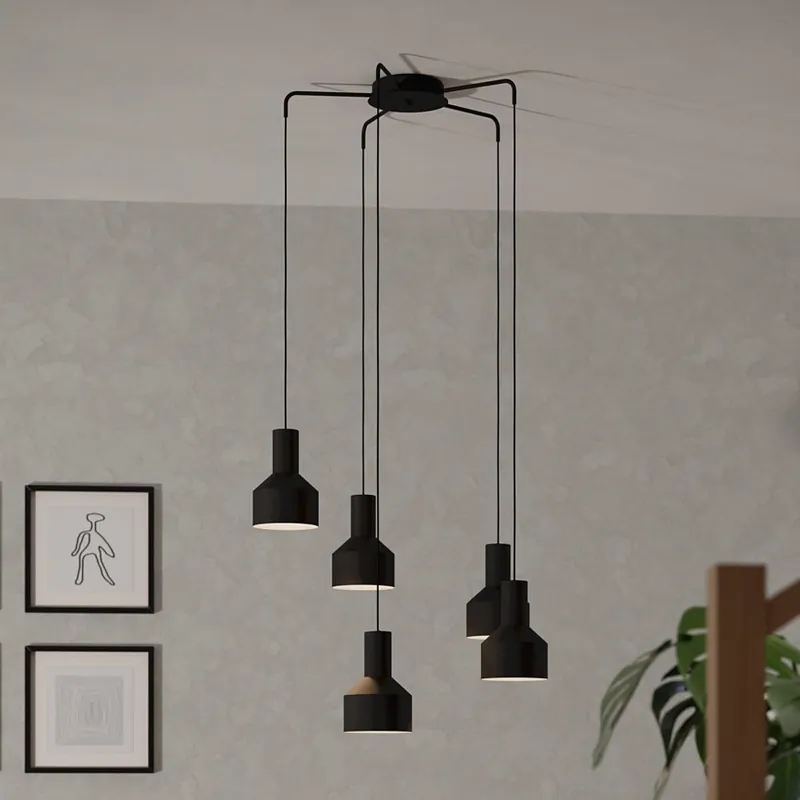 Akční Nabídka Eglo - Lustr na lanku 5xE27/40W/230V