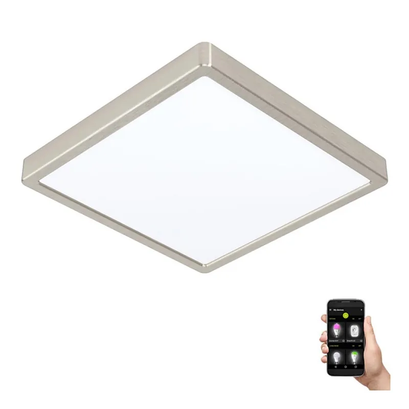 Eglo - LED Stmívatelné koupelnové stropní svítidlo LED/19,5W/230V 2700-6500K IP44 ZigBee 28,5x28,5 cm Značkový