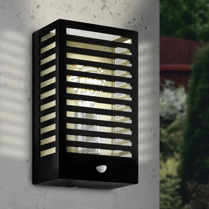 Eglo - Venkovní nástěnné svítidlo se senzorem 1xE27/60W/230V IP44 Kup Teď