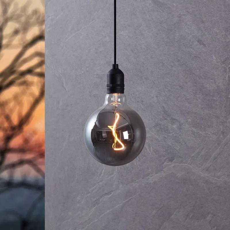 Eglo - LED Venkovní závěsné svítidlo LED/0,06W/6V 4xAA IP44 šedá Výhodná Nabídka