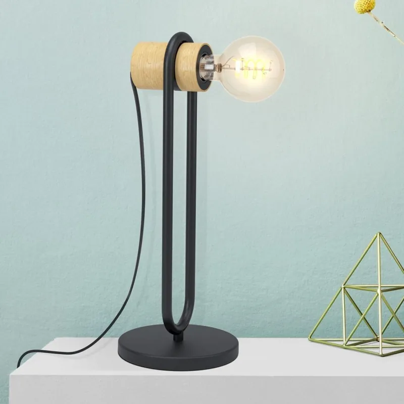 Eglo - Stolní lampa 1xE27/28W/230V Nová Kolekce