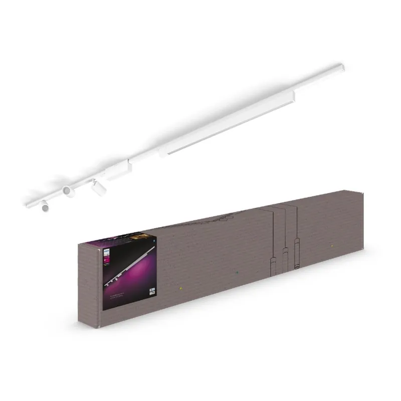 Philips - SADA 4x LED RGB Stmívatelné svítidlo do lištového systému Hue PERIFO LED RGB/44,6W/230V 2000-6500K Nejlepší Cena
