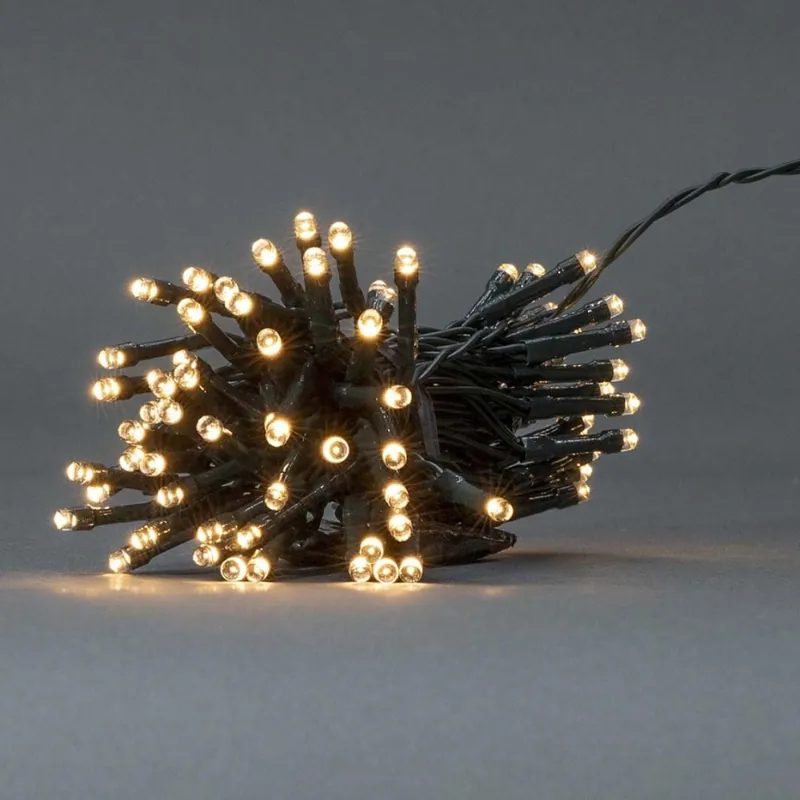 Autentický LED Venkovní řetěz 96xLED/7 funkcí/3xAA 7,7m IP44 teplá bílá