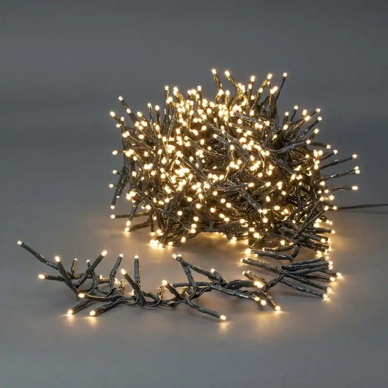Tovární Cena LED Venkovní vánoční řetěz 576xLED/7 funkcí 7,2m IP44 teplá bílá