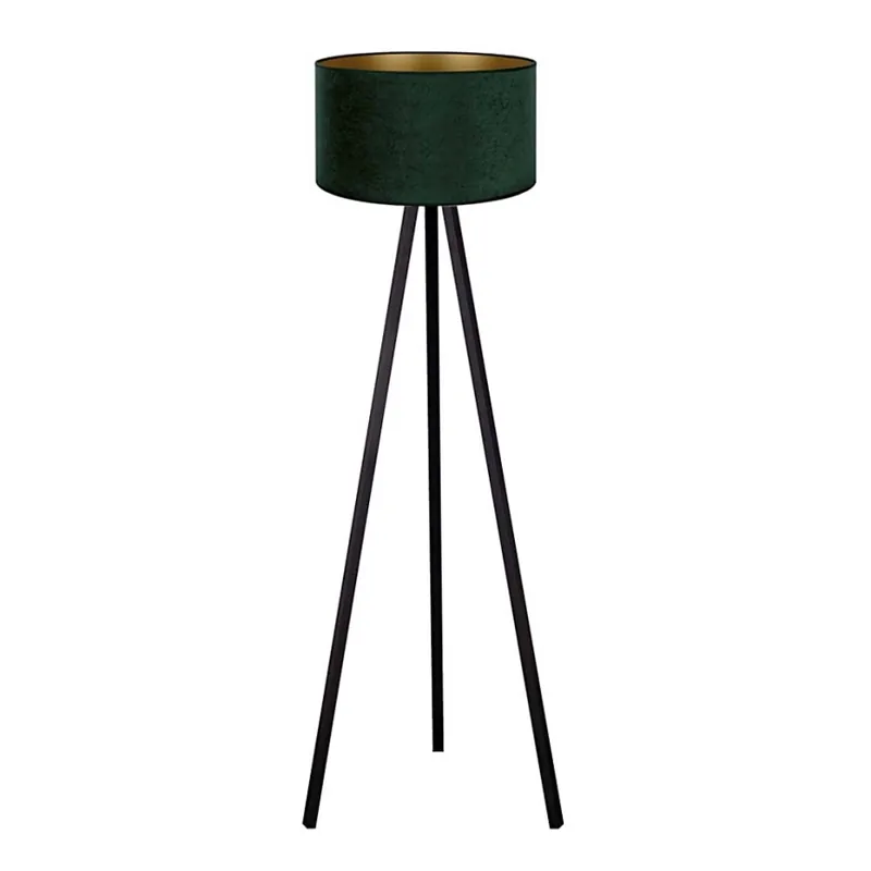 Brilagi - Stojací lampa VELVET 1xE27/60W/230V wenge/zelená Dokud Zásoby Vydrží
