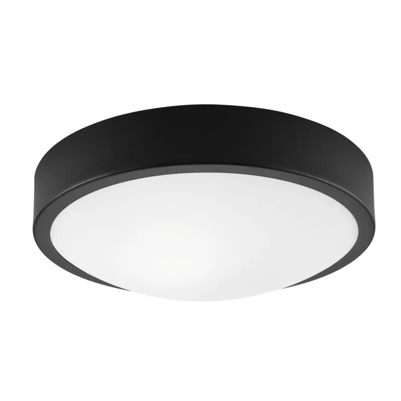 Stropní svítidlo JONAS 1xE27/60W/230V pr. 26 cm černá Akční Nabídka