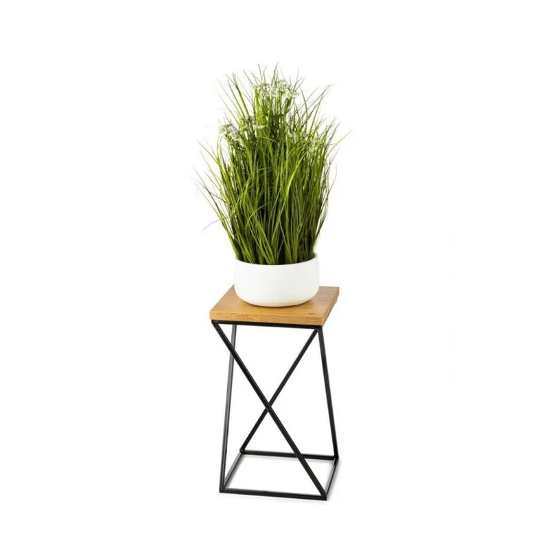 Stojan na květiny LOFT 40x24 cm černá/hnědá Kup Teď