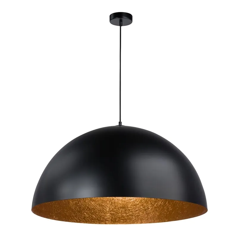 Výhodná Nabídka Lustr na lanku SFERA 1xE27/60W/230V pr. 50 cm černá/měděná