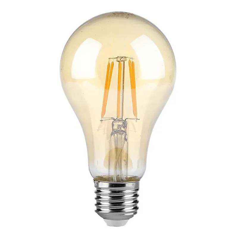 Akční Cena LED Žárovka FILAMENT AMBER A67 E27/10W/230V 2200K