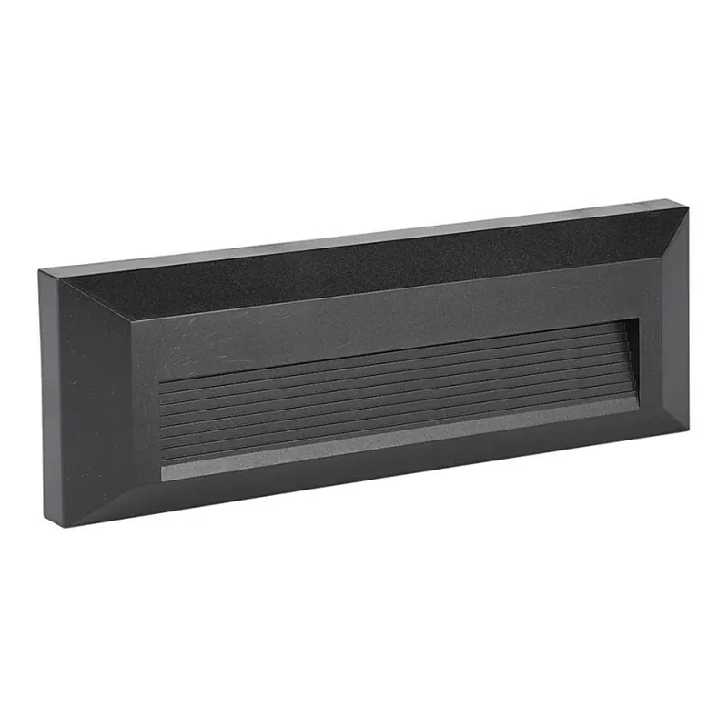 LED Venkovní schodišťové svítidlo LED/3W/230V IP65 3000K černá Super Cena