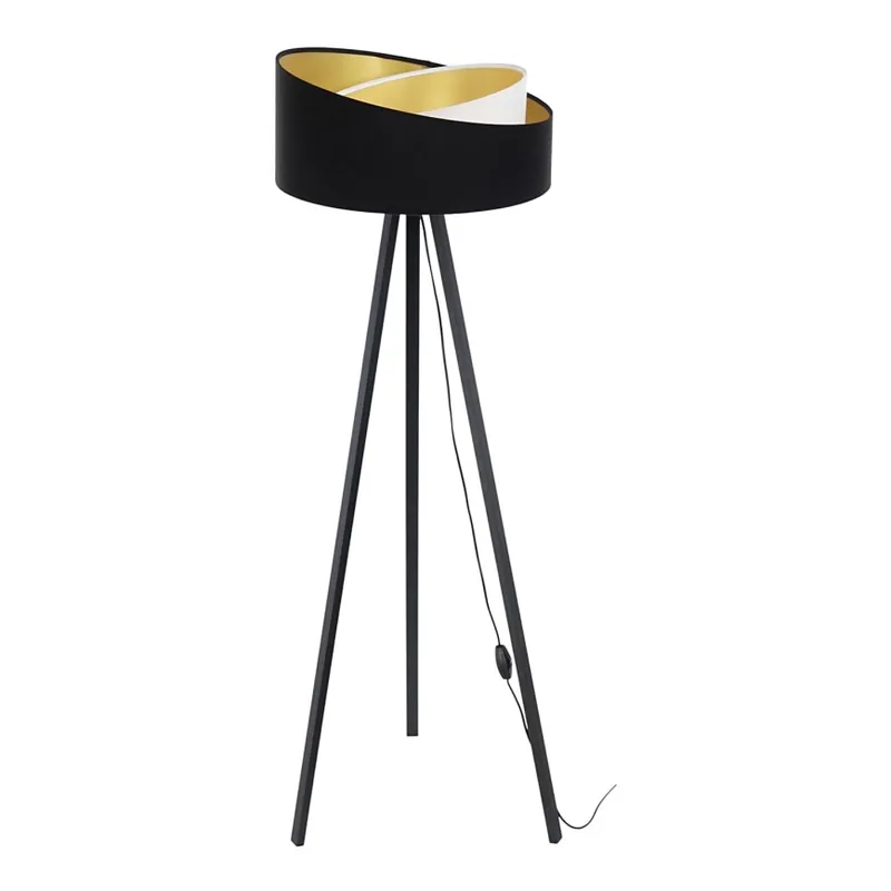 Nejlepší Volba Stojací lampa GALAXY 1xE27/60W/230V černá/bílá/wenge