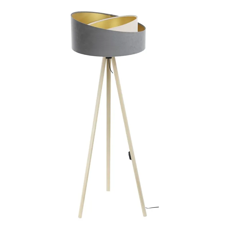 Ihned K Objednání Stojací lampa GALAXY 1xE27/60W/230V šedá/béžová